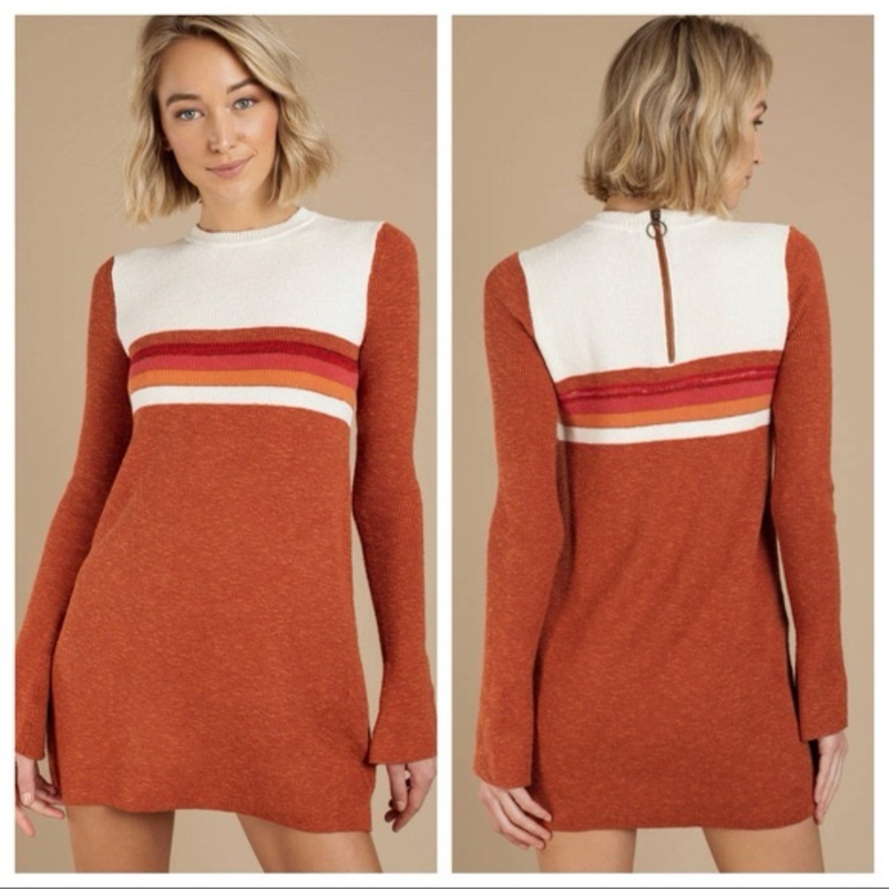 NWT Free People Colorblock Swit Mini Dress Size Large
